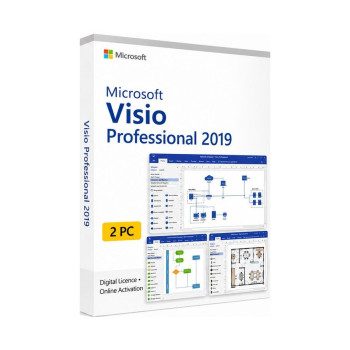 Microsoft Visio Professional 2019 - 2 PC