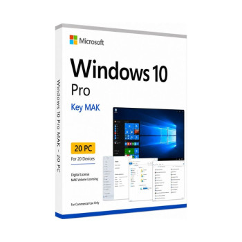 Windows 10 Pro MAK - 20 PC