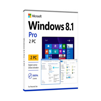 Windows 8.1 Pro - 2 PC